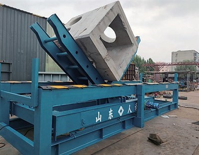 Large Cement Product Turnover Device